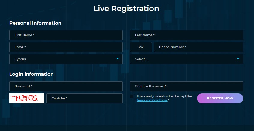 registration with Buycryptomarkets.com